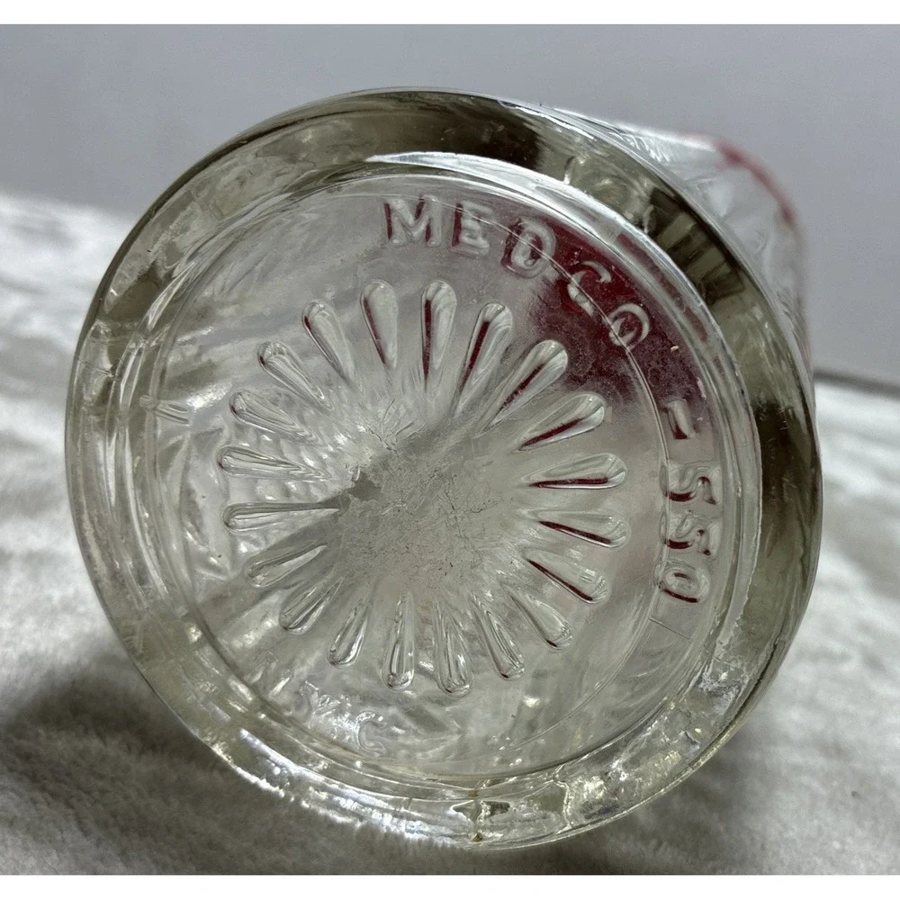 Vintage Cocktail Shaker Red Dial A Drink Recipe Top Glass Bakelite Medco 550 NYC